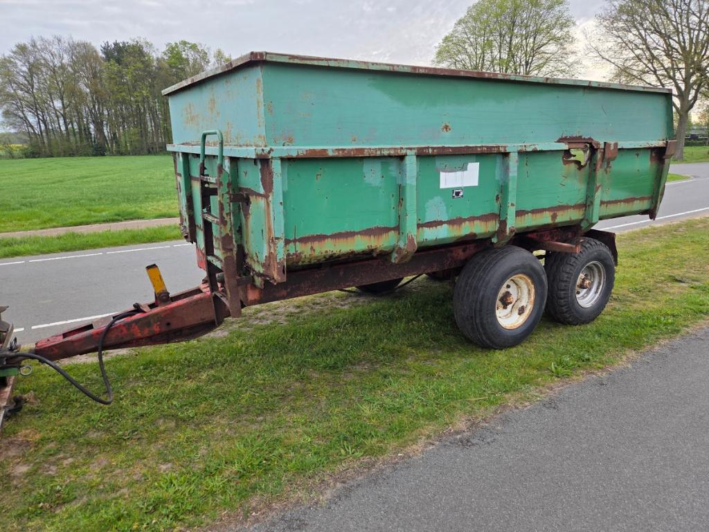 8 tons agromet T041 met werk, kipwagen kipper kipkar kiepkar, Zakelijke goederen, Landbouw | Tractoren, Gebruikt, Ophalen