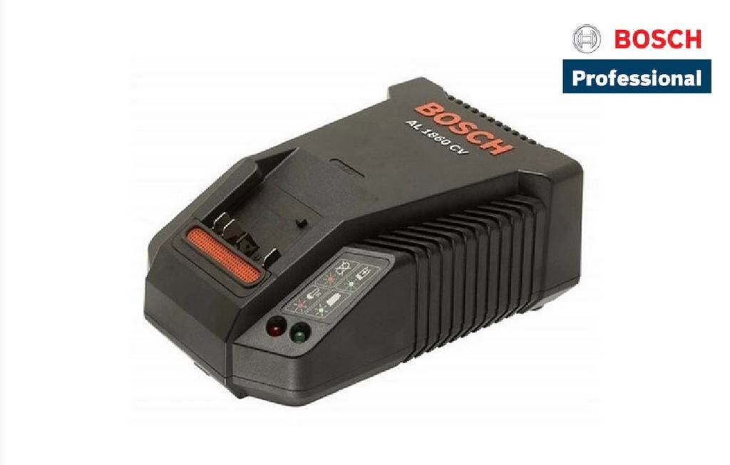 Bosch AL 1860 CV acculader – 18V Li-ion, Doe-het-zelf en Bouw, Gereedschap | Machine-onderdelen en Toebehoren, Zo goed als nieuw