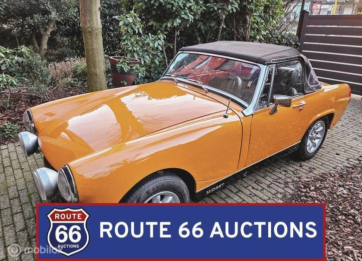 MG Midget 1500 | 1976 | Route 66 Auctions, Autos, Oldtimers & Ancêtres, Entreprise, MG, Essence, Autre carrosserie, Boîte manuelle