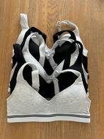 Set 5 BH’s 2 zwarte en 3 grijze softcup beha Zeeman maat 65A, Enlèvement ou Envoi, Autres couleurs, Soutien-gorge