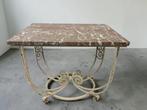 vintage marmeren bijzettafel / sidetable, Antiek en Kunst, Ophalen