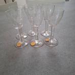 Vintage kristallen 6 borrelglazen, Verzamelen, Glas en Drinkglazen, Ophalen