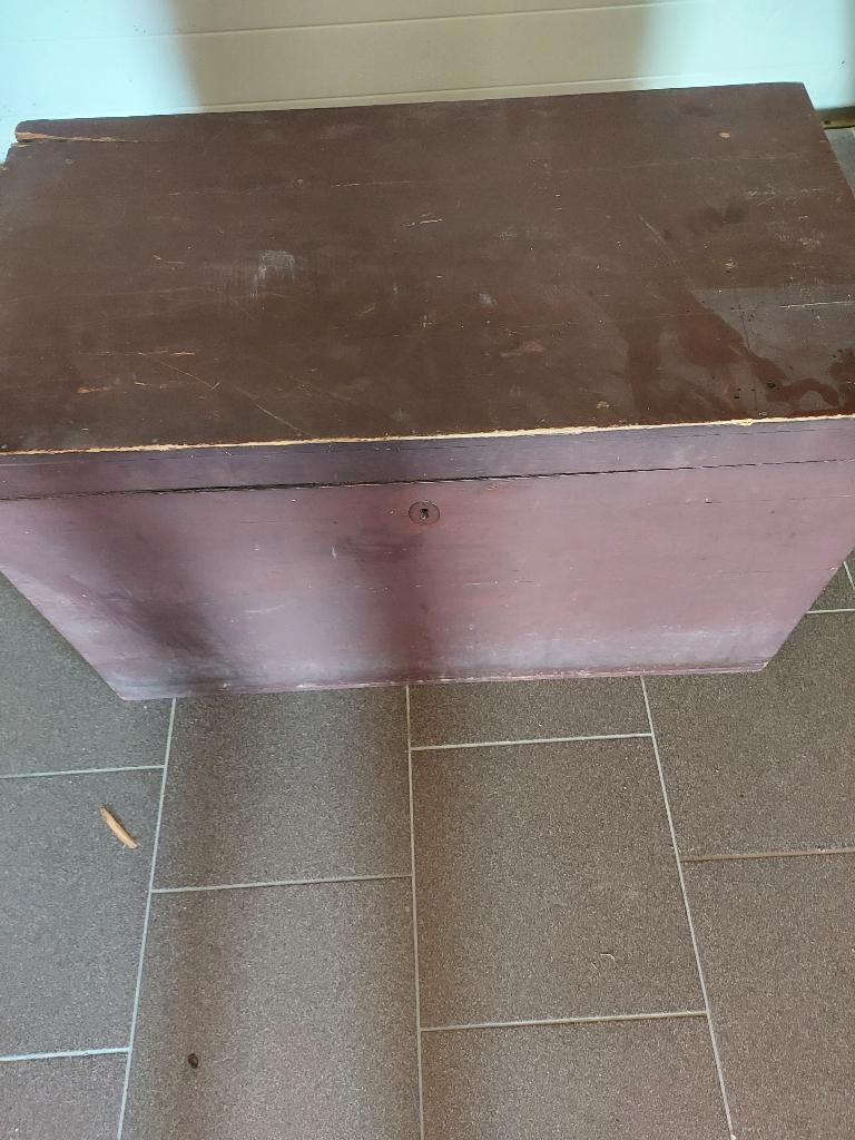 Houten (speelgoed) koffer, Ophalen of Verzenden, Gebruikt