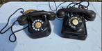 2 antieke bakeliet telefoons, Ophalen, Bakeliet