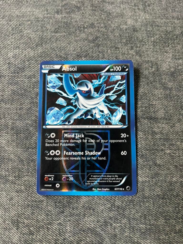 Absol 67/116 pokémonkaart, Ophalen of Verzenden