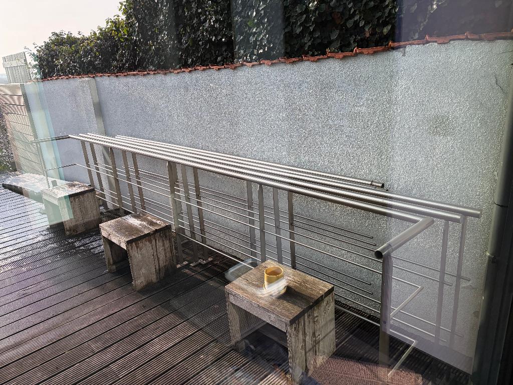 Balustrade ou balustrade de patio en acier inoxydable, Bricolage & Construction, Bricolage & Rénovation Autre, Comme neuf, Enlèvement