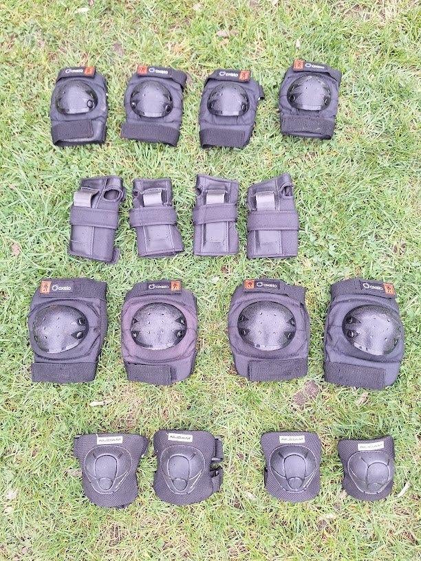 Bescherming step/skate, Sport en Fitness, Skeelers, Verstelbaar, Kinderen, Zo goed als nieuw, Bescherming