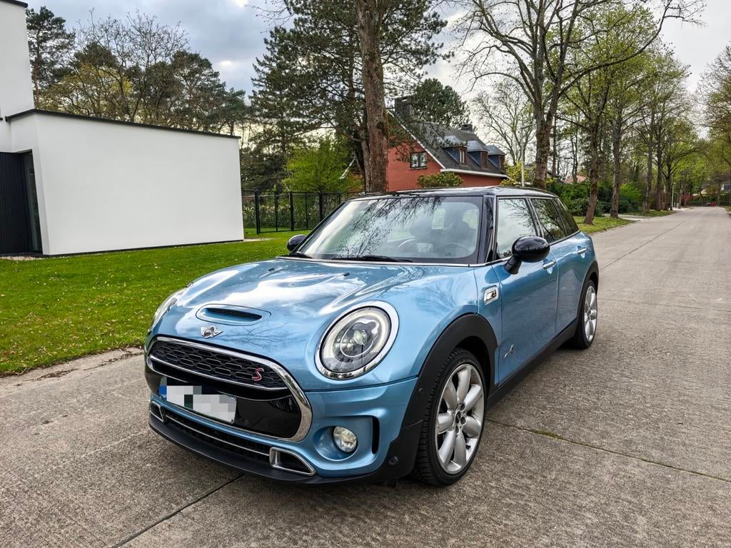 MINI COOPER CLUBMAN S 4X4 2016 AUTOMAAT 2.0 DIESEL, Auto's, Automaat, 1995 cc, Blauw, Leder