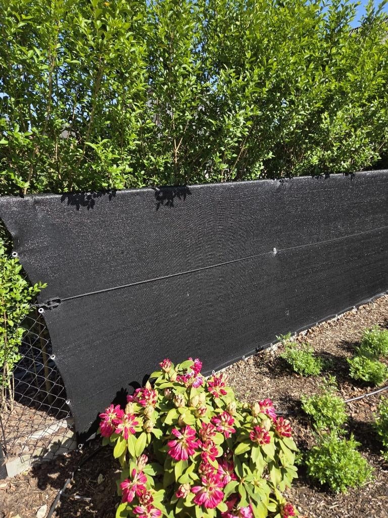 Zichtdoek 100% dicht c.a.25 m x c.a 1,5 m, Jardin & Terrasse, Enlèvement, Utilisé