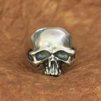 Skull ring - Dark Omen - 925 Zilver in diverse maten, Verzenden, Nieuw, Dame of Heer, Zilver