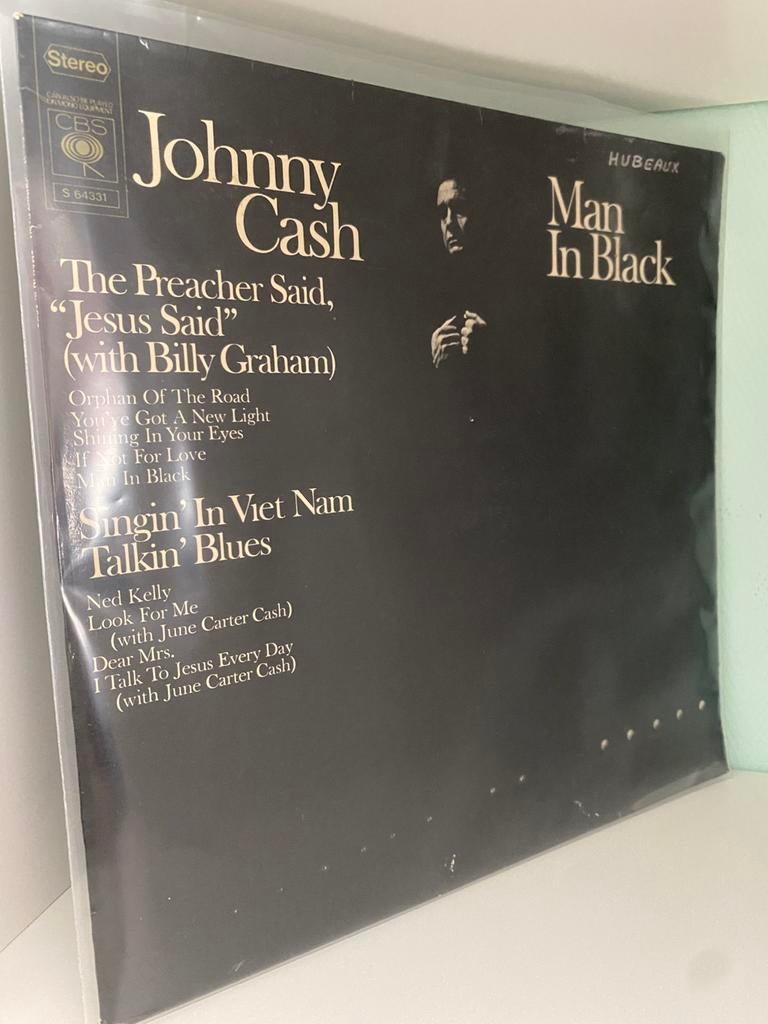 Johnny Cash – Man In Black - Netherlands 1971, Verzenden, Gebruikt