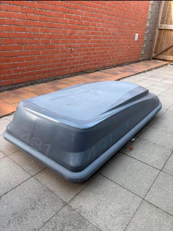 Dakkoffer 431L perfect voor vakantie, Auto diversen, Dakkoffers, Zo goed als nieuw, Ophalen of Verzenden