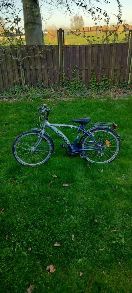 Blauwe Norta fiets voor kinderen, Fietsen en Brommers, Fietsen | Jongens, Ophalen, Gebruikt, Versnellingen, 20 inch