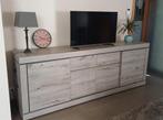dressoir + barkast grijs, Ophalen, Gebruikt, Met deur(en), 25 tot 50 cm