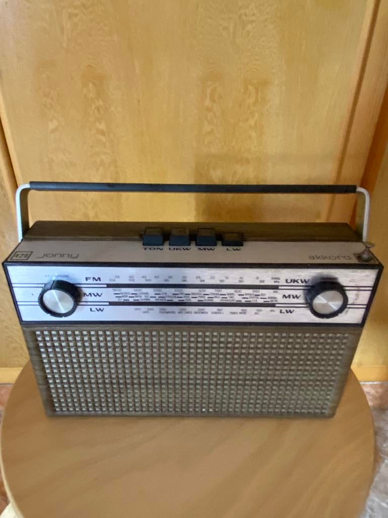 Radio Akkord Jonny vintage jaar 50, Ophalen, Gebruikt, Radio