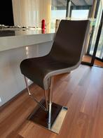 Fauteuil de bar Bonaldo Skipping en cuir taupe, Trois, Enlèvement ou Envoi, Autres couleurs, Design