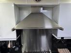 Inox dampkap Smeg 90xm, Ophalen, Gebruikt, Wandschouwkap, Vrijstaand