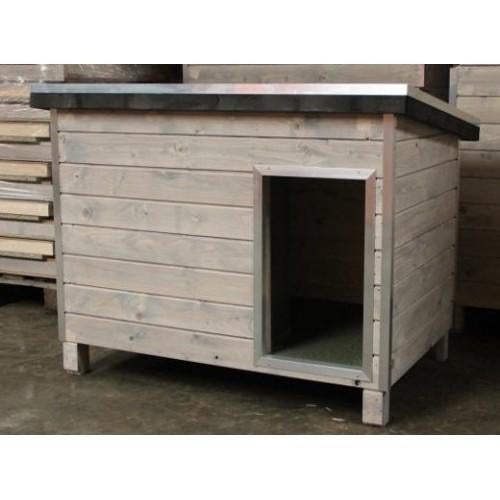 Geisoleerd hondenhok cottage 1 grijs, Animaux & Accessoires, Maisons pour chiens, Neuf, Niche à chien, Enlèvement ou Envoi