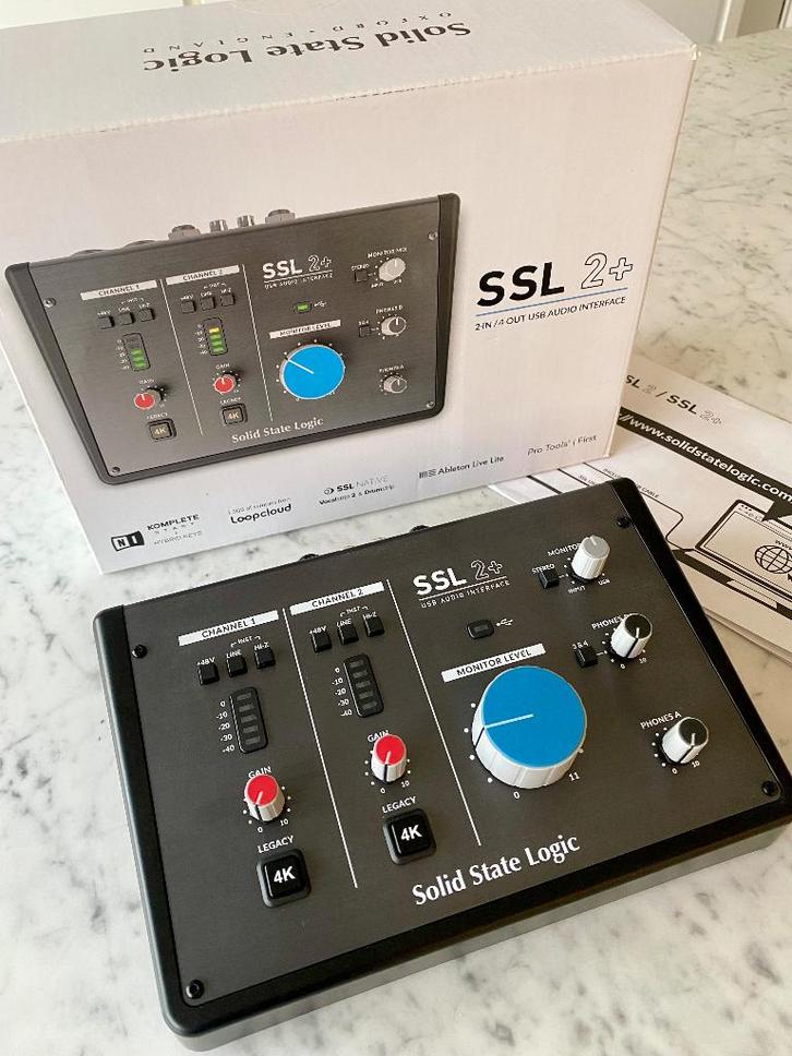 Solid State Logic SSL2+  audio interface, TV, Hi-fi & Vidéo, Appareils professionnels, Neuf, Audio, Enlèvement ou Envoi