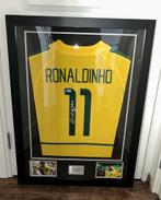 Gesigneerd Ronaldinho Brazilie Beckett, Verzamelen, Sportartikelen en Voetbal, Ophalen of Verzenden, Zo goed als nieuw, Shirt