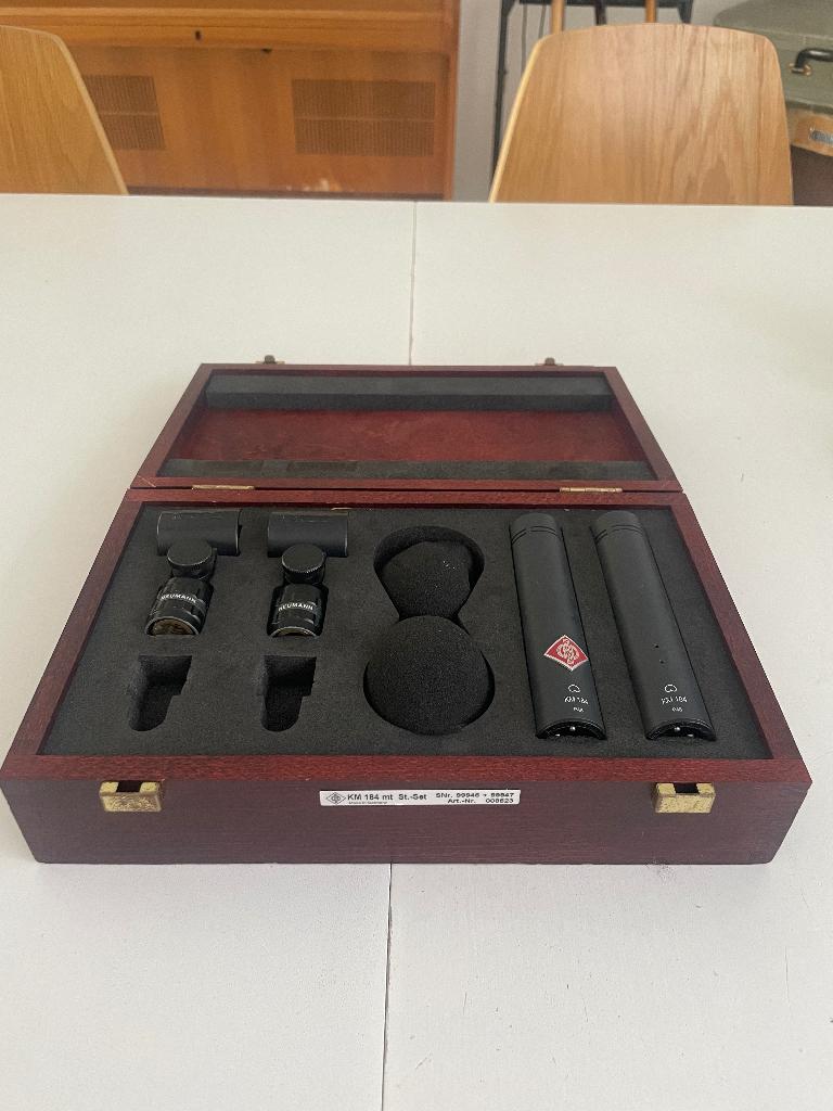 Neumann km184 Set 2, Musique & Instruments, Microphones, Envoi, Utilisé, Micro studio