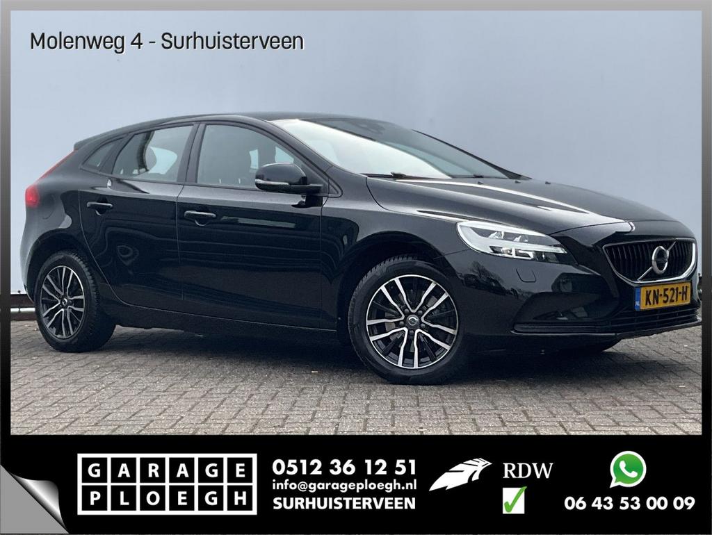 Volvo V40 2.0 T2 Nordic+ Trekhaak Navi Stoelverwarming Cruis, Navigatiesysteem, Zwart, Bedrijf, 125 g/km