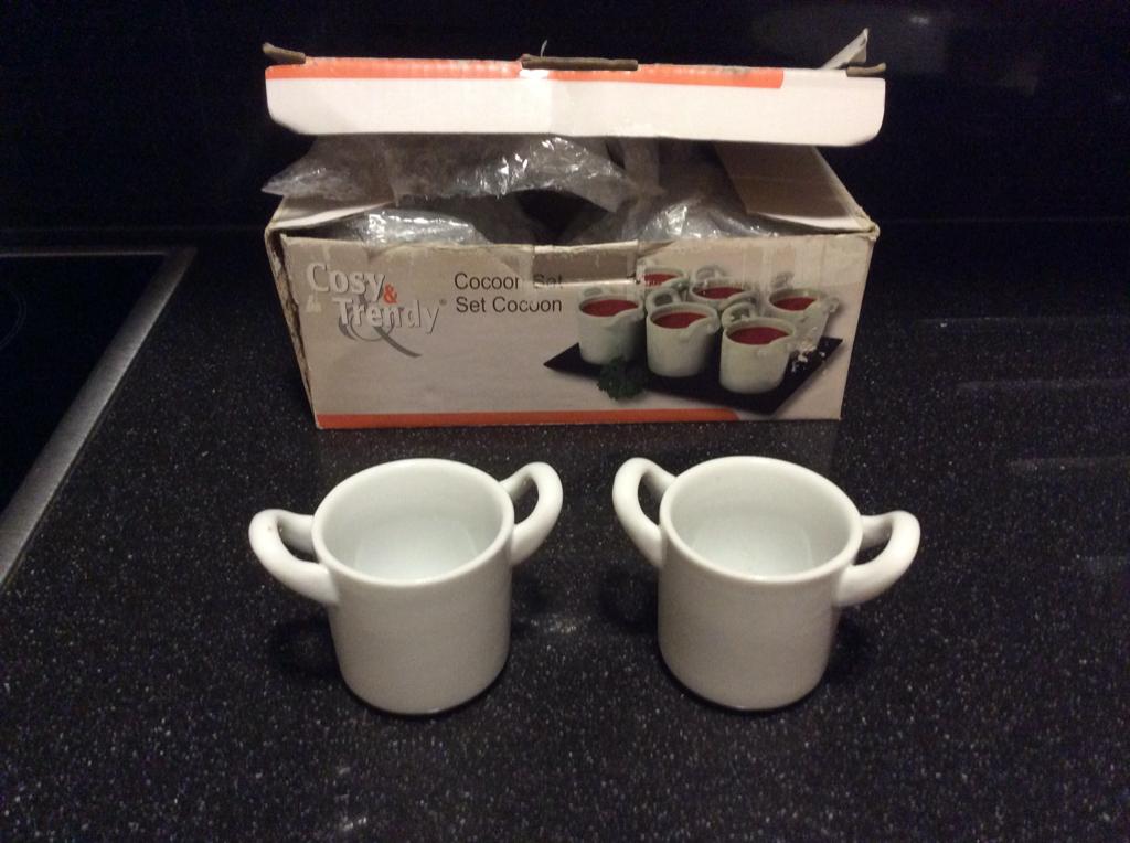 8 Mini Soepkommetjes   ( nieuw nog in doos ), Ophalen, Nieuw, Porselein