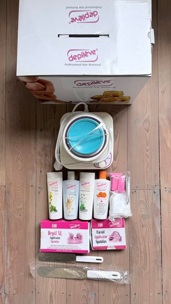 Depilève professionele wax kit compleet nieuw., Electroménager, Équipement de Soins personnels, Enlèvement, Comme neuf