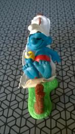 Supersmurf in hangmat 4.0226, Verzamelen, Smurfen, Ophalen of Verzenden, Gebruikt, Overige Smurfen, Poppetje, Figuurtje of Knuffel
