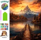 nr 118 Diamond Painting échafaudage paysage de montagne 50x4, Envoi, Neuf, Bricolage