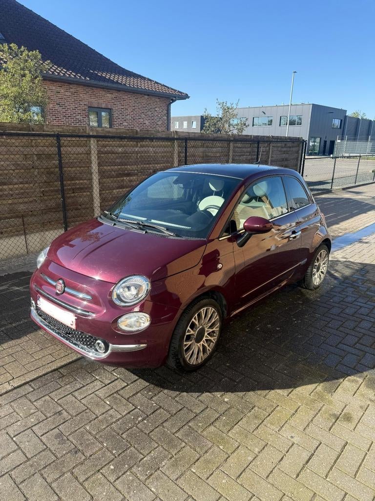 Goed uitgeruste Fiat 500, Automaat, Leder, Particulier, Android Auto