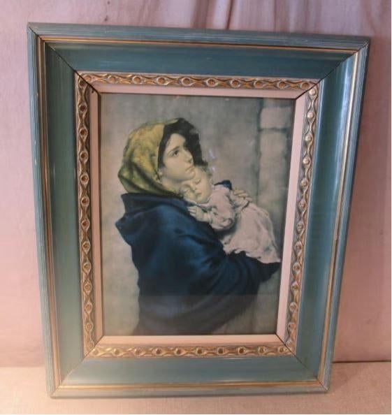 Superbe cadre photo rétro en bois - 58x48/42x32, Enlèvement ou Envoi, Comme neuf