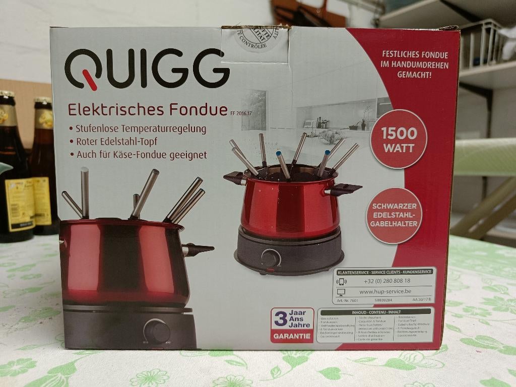 Fonduestel, Electroménager, Fondue, Enlèvement, Comme neuf, Électrique, Service à fondue