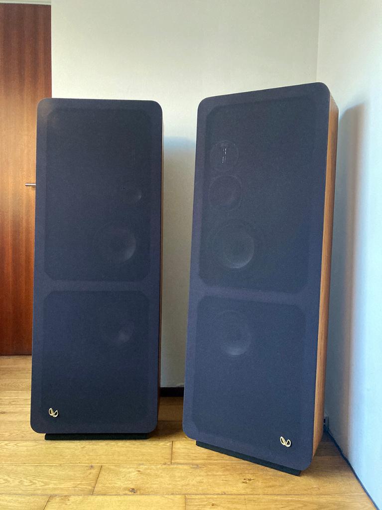Infinity RS III état show room, TV, Hi-fi & Vidéo, Enceintes, Comme neuf, Haut-parleurs Frontaux, Arrière ou Stéréo, 120 watts ou plus