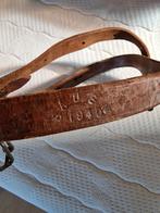 Duitse helmband leer 1940, Verzamelen, Ophalen of Verzenden