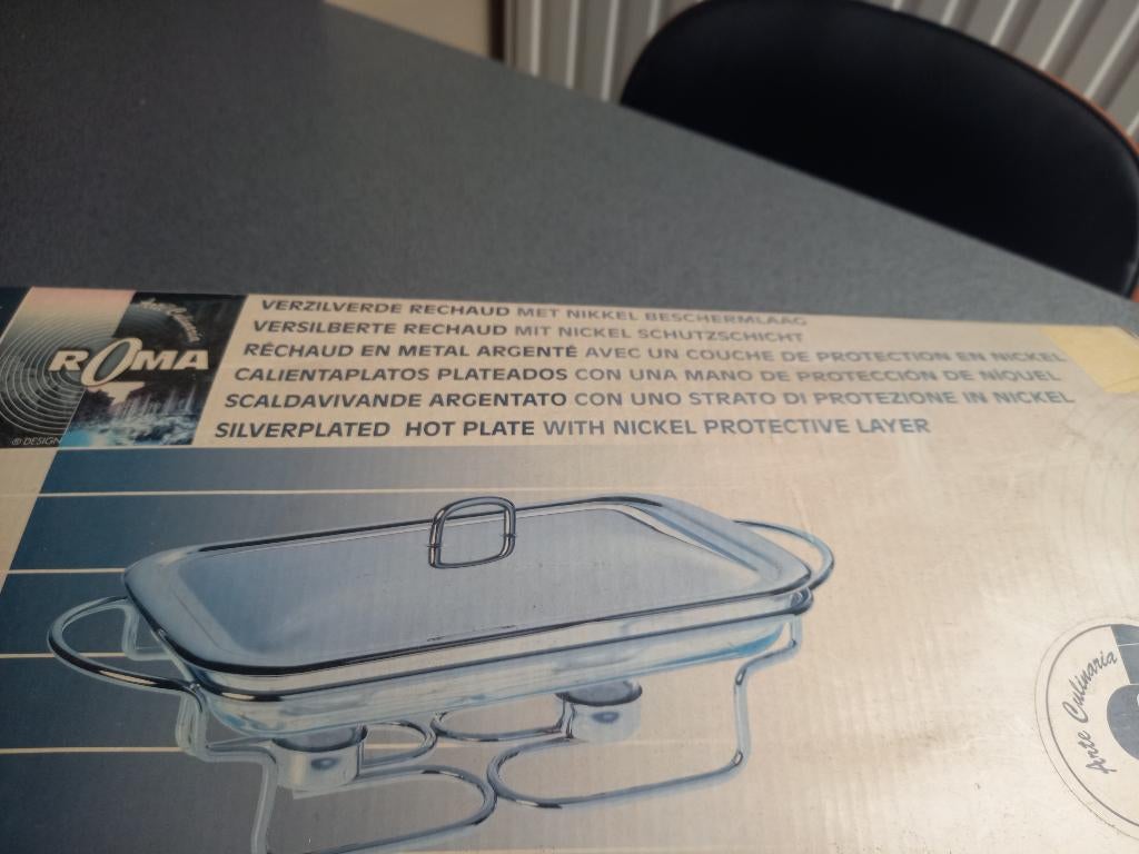 réchaud en métal argenté, Enlèvement ou Envoi, Neuf, Autres types