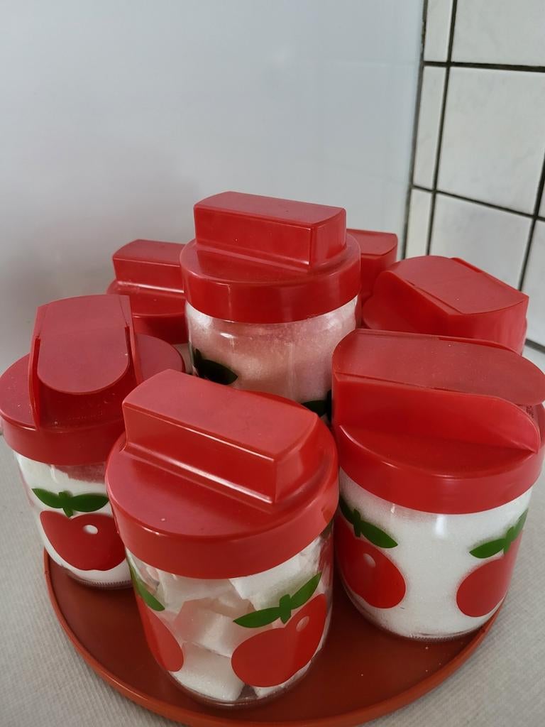 Vintage Gulf voorraadpotten, Ophalen