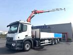 MERCEDES-BENZ Type : ACTROS 2536L-6X2-OPEN BAK+KRAAN 5XHYDR!, Auto's, Vrachtwagens, Automaat, Achterwielaandrijving, Euro 6, Wit