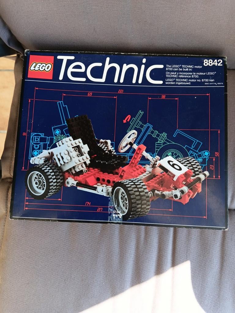 Lego technic gocart 8842, Kinderen en Baby's, Ophalen, Compleet, Lego, Technic