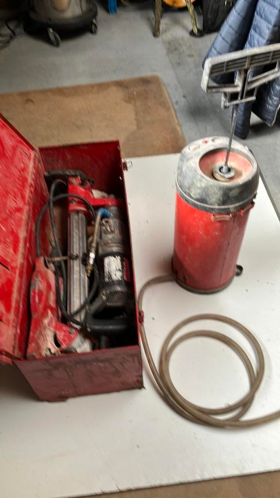 Diamant boormachine, Doe-het-zelf en Bouw, Ophalen, Gebruikt, Boormachine, Variabele snelheid