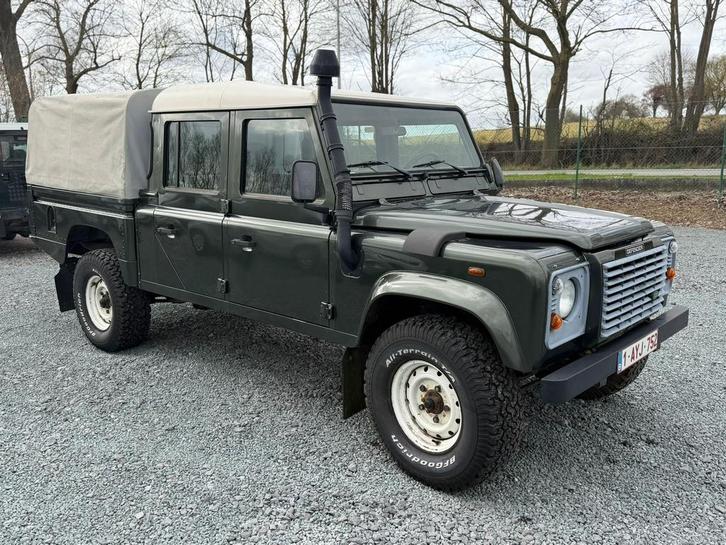 Land Rover Defender 130 crew cab, Autos, Land Rover, Particulier, 4x4, Defender, Vert, Enlèvement