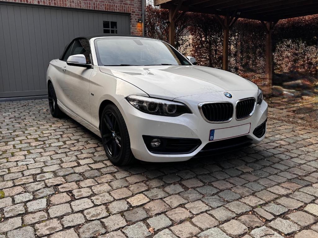 BMW 218i cabrio in TOPCONDITIE!, Auto's, BMW, Particulier, 2 Reeks, ABS, Adaptieve lichten, Airbags, Airconditioning, Alarm, Bluetooth