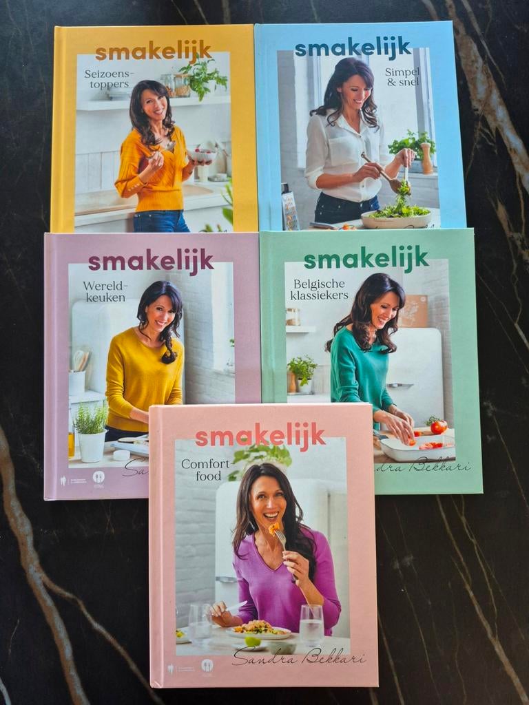 5 x Sandra Bekkari - Smakelijk, Livres, Livres de cuisine, Neuf, Enlèvement ou Envoi