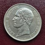 België 5 Francs  1849  Leopold l, Timbres & Monnaies, Monnaies | Belgique, Enlèvement ou Envoi, Monnaie en vrac, Argent, Argent