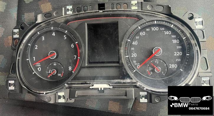 Km teller / Tacho VW Golf 7 GTI handbak, Auto-onderdelen, Dashboard en Schakelaars, Volkswagen, Gebruikt, Ophalen of Verzenden