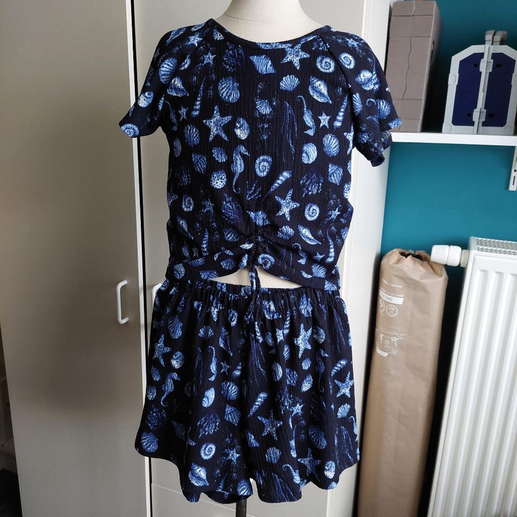 Set H&M bleu pour fille avec 146/152, Enfants & Bébés, Vêtements enfant | Taille 146, Comme neuf, Fille, Ensemble, Enlèvement ou Envoi