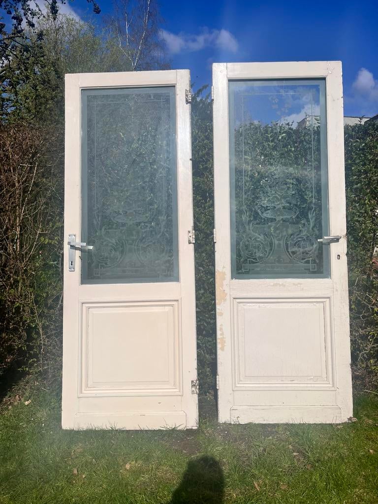 Antieke deuren, Ophalen, Gebruikt, Glas, Binnendeur