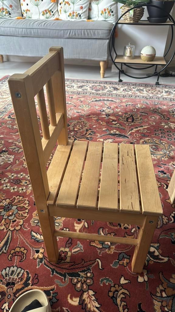 Chaise en bois pour enfant, Enlèvement, Comme neuf, Bois