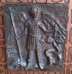 Bronze. Archange Michaël combattant le dragon, Antiquités & Art, Antiquités | Bronze & Cuivre, Enlèvement ou Envoi, Bronze