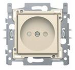 Prise sans terre + securite enfants cream - 100-66500, Enlèvement ou Envoi, Neuf
